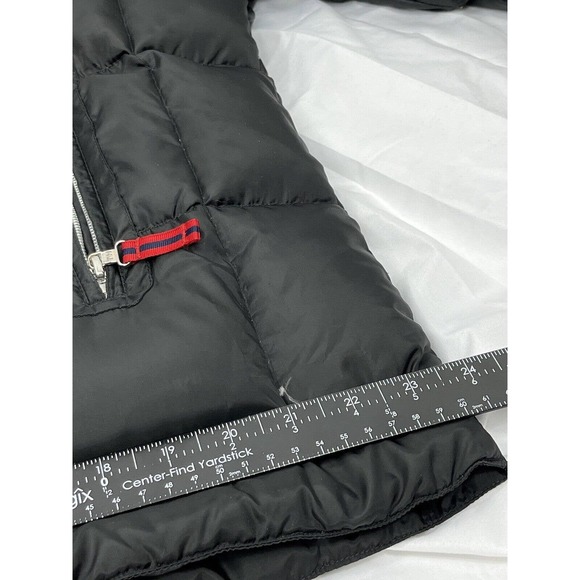 Tommy Hilfiger Black Puffer Jacket Juniors XL White Tag Early to Mid 00's - Picture 8 of 11
